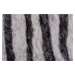 Flair Rugs koberce Kusový koberec Faux Animal Zebra Print Black/White - 155x195 tvar kožešiny cm