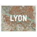 Mapa Lyon Map - Historical & Vintage Maps, (40 x 30 cm)