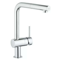 Výsuvná dřezová baterie GROHE Minta 32168000 / jednopáková / chrom / POŠKOZENÝ OBAL