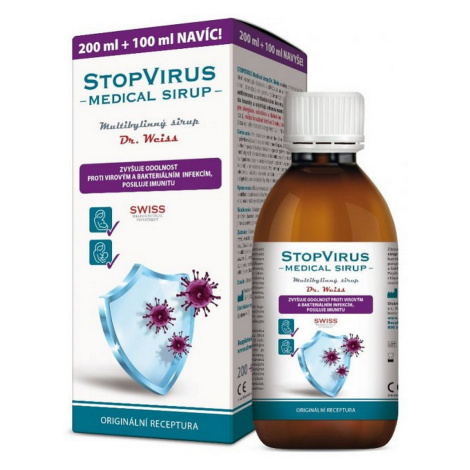 Stopvirus Medical Sirup Dr. Weiss 200+100ml Navíc