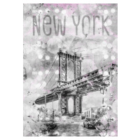 Fotografie Graphic Art NEW YORK CITY Manhattan Bridge, Melanie Viola, (30 x 40 cm)
