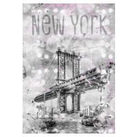 Fotografie Graphic Art NEW YORK CITY Manhattan Bridge, Melanie Viola, 30 × 40 cm