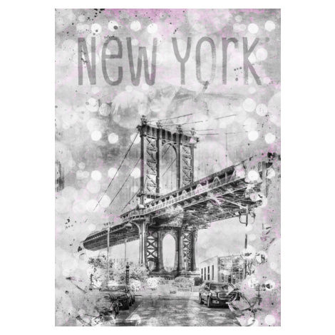 Fotografie Graphic Art NEW YORK CITY Manhattan Bridge, Melanie Viola, (30 x 40 cm)