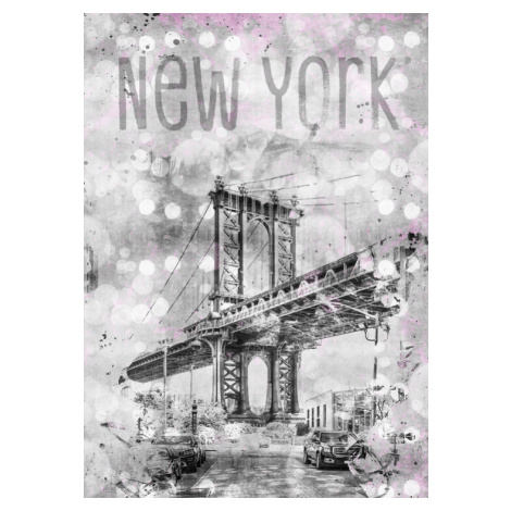 Fotografie Graphic Art NEW YORK CITY Manhattan Bridge, Melanie Viola, 30 × 40 cm