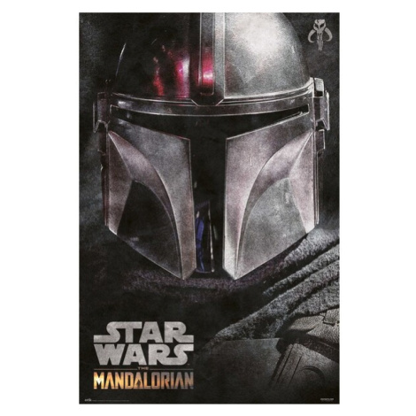 Plakát Star Wars: The Mandalorian - Helmet (138) Europosters