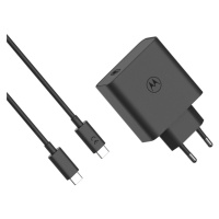 Motorola TurboPower 125W + 1m USB-C / USB-C kabel černá