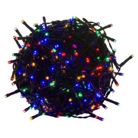 VOLTRONIC® 39460 Vánoční LED osvětlení 40 m - barevné 400 LED - zelený kabel