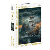 Clementoni - Puzzle 1500 Pirátská loď