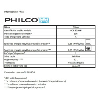 Philco vestavná trouba POB 6010 B