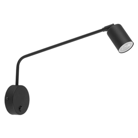 Nástěnné svítidlo TK 4743 LOGAN s vypínačem černá TK Lighting