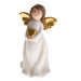 Keramický anděl se srdíčkem 12,8 cm