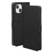 Pouzdro UNIQ book case Journa iPhone 14 Plus 6,7" midnight black (UNIQ-IP6.7M(2022)-JHERBLK)