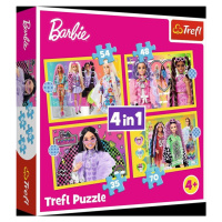 Puzzle Veselý svět Barbie/4v1 (35,48,54,