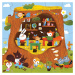 Mudpuppy Podlahové puzzle lesní školka s tvarovanými kusy 25 kusů
