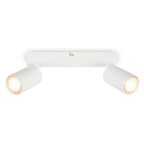 BRILO 2172026 Tib stropní bodové svítidlo, nastavitelné, On/Off nástěnným vypínačem, 2-ramenné,  Briloner