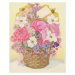 Obrazová reprodukce Basket of Flowers, 1995, Linda Benton, 30 × 40 cm