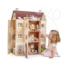 Dřevěný domeček pro panenku Fantail Hall Tender Leaf Toys 3patrový s terasami s rostlinami a lav