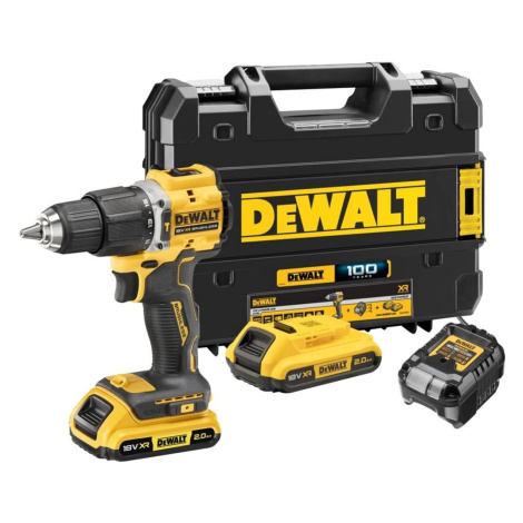 DeWALT Sada aku příklepového vrtacího šroubováku 18V XR (DCD100YD2T-QW )