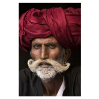 Fotografie Man from Rajasthan, Haitham Al Farsi, 26.7 × 40 cm