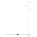 Moderní stojací lampa bílá 3světelná - Jeana