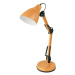 ACA Lighting stolní lampa 1XE27 oranžová kov D15XD12XH50CM KINGSTON 2918OR