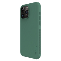Zadní kryt Nillkin Super Frosted PRO pro Apple iPhone 15 Pro Max, tmavě zelená (Without Logo Cut