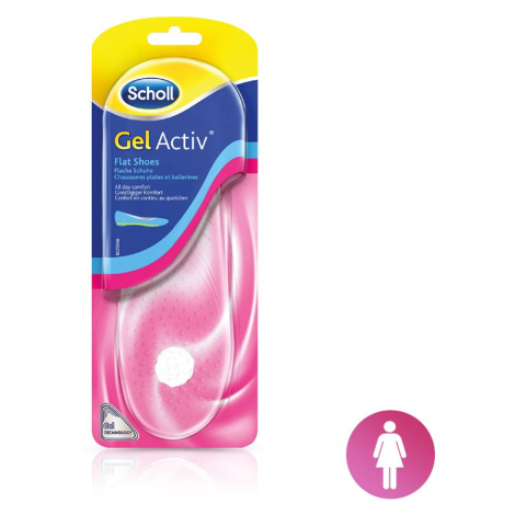 SCHOLL GelActiv Gelové vložky do bot s plochou podrážkou