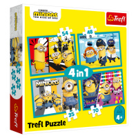 Trefl Puzzle Mimoni 4v1 (35,48,54,70 dílků) - Trefl