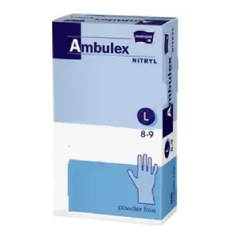 Ambulex Nitryl rukavice nepudrové violet L 100ks