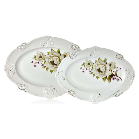Sada 2 porcelánových talířů Franz Johann Noble Life