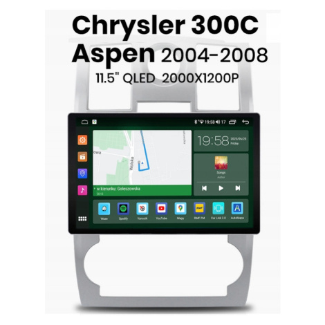 Chrysler 300C Aspen Radio Navigace Android Qled