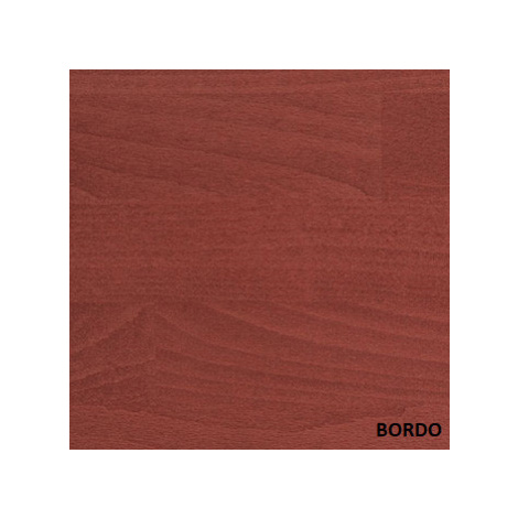 Postel BMB Ella Dream - Masivní Buk Rozměr: 160x200 cm, Provedení rohů: Rovné, Moření: 78 - Bord