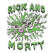 Umělecký tisk Rick and Morty - The Duo, (26.7 x 40 cm)