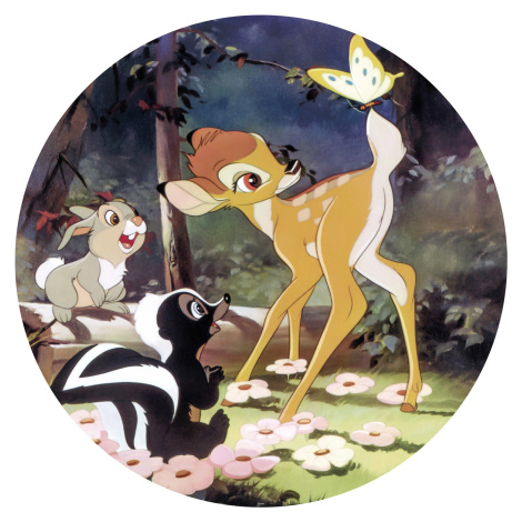 Komar Samolepicí vliesová fototapeta Dot Bambi Butterfly pr. 125 cm