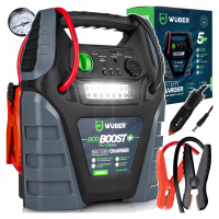 Jump Starter Usměrňovač Start Powerbanka Kompresor Led Světlo 5V1 17Ah