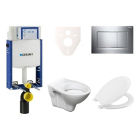 Cenově zvýhodněný závěsný WC set Geberit k zazdění + WC S-Line S-line Pro 110.302.00.5NR6