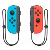 Joy-Con Pair Neon Red/Neon Blue Červená