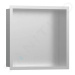 Hansgrohe 56097800 - Výklenek do stěny s designovým rámem, 30x30x10 cm, kartáčovaná nerez