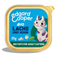 Edgard & Cooper Paté bio losos a bio kuře 8 × 85 g