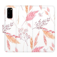 iSaprio flip pouzdro Ornamental Flowers pro Samsung Galaxy S20