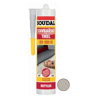 Tmel stavbařský butylenový Soudal šedý 280 ml