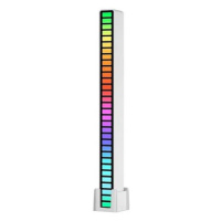 Verk USB LED neonová lišta RGB bílá 18 režimů - 181 × 16 × 18 mm