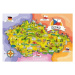 Puzzle Mapa České republiky 120 dílků + 14 kvízů naučné