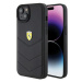 Kryt Ferrari FEHCP15MRDUK iPhone 15 Plus 6.7" black hardcase Quilted Metal Logo (FEHCP15MRDUK)