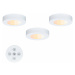 PAULMANN LED podskříňkové svítidlo Batuno 3x2,1W 70mm 230/24V bílá