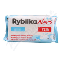 Rybilka Neo s panthenolem děts.jem.vlh.ubrous.72ks