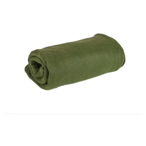 Jahu Fleece deka uni zelená khaki 150x200