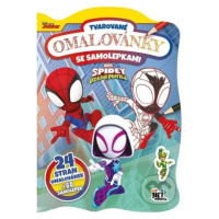 Tvarované omalovánky: Spidey (se samolepkami) - kniha z kategorie Omalovánky