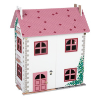 Playtive Dřevěný domeček pro panenky (světle růžová)