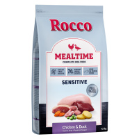 Rocco Mealtime, 12 kg - 10 + 2 kg zdarma! - Sensitive kachní a kuřecí